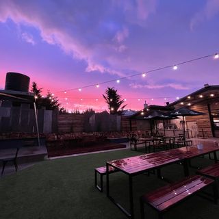 Outdoor area for commercial business