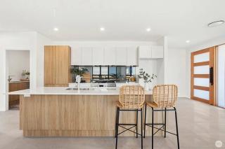 Modern coastal design in a multi-unit project