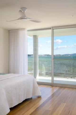 waterfront bedroom