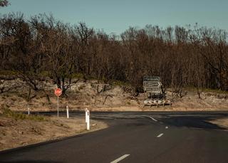 Victorian roads post-bushfire