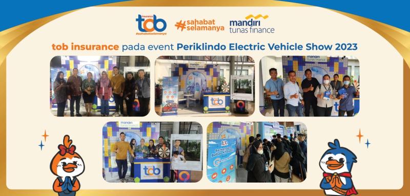 tob insurance pada Event Periklindo Electric Vehicle Show 2023