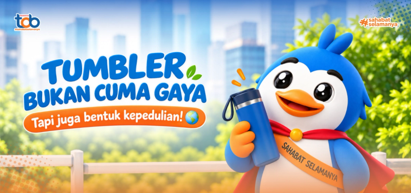 Tumbler Bukan Cuma Gaya, tapi Juga Bentuk Kepedulian!