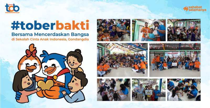 #toberbakti Bersama Mencerdaskan Bangsa