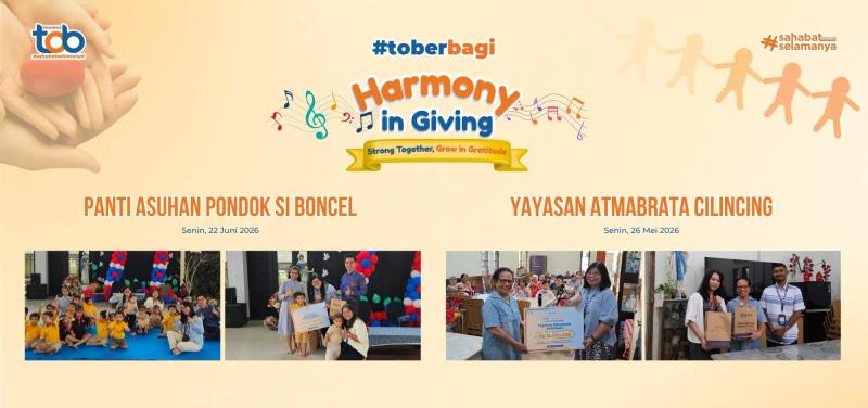 #toberbagi Harmony in Giving