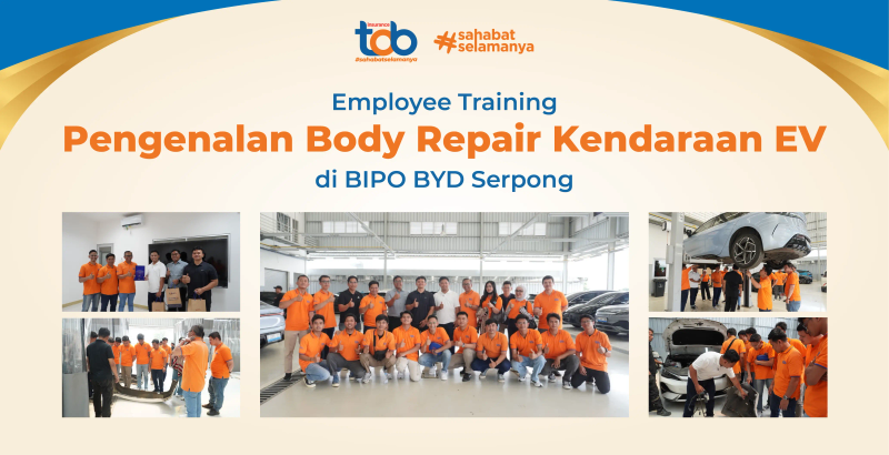 Training tob insurance: Pengenalan Body Repair Kendaraan EV di BIPO BYD Serpong