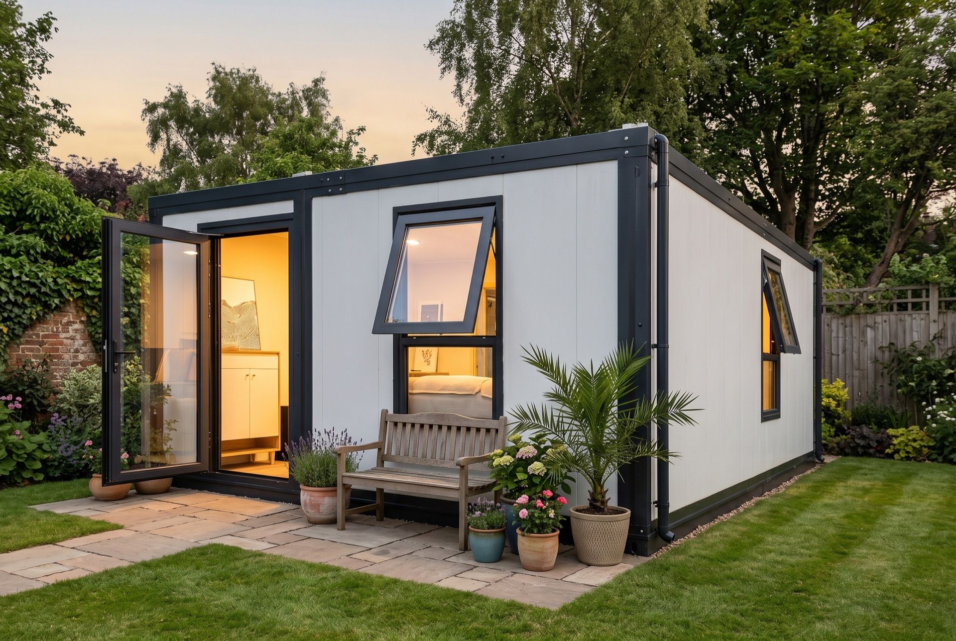 A PrefabX garden annexe