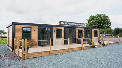 Staff accommodation that staff actually want, Lake District, built with the PrefabX Annexe