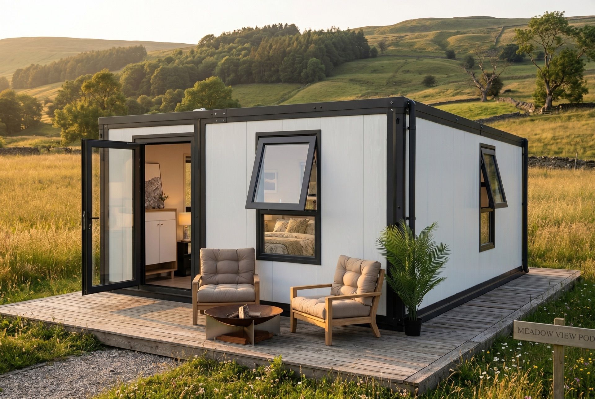 A PrefabX glamping pods