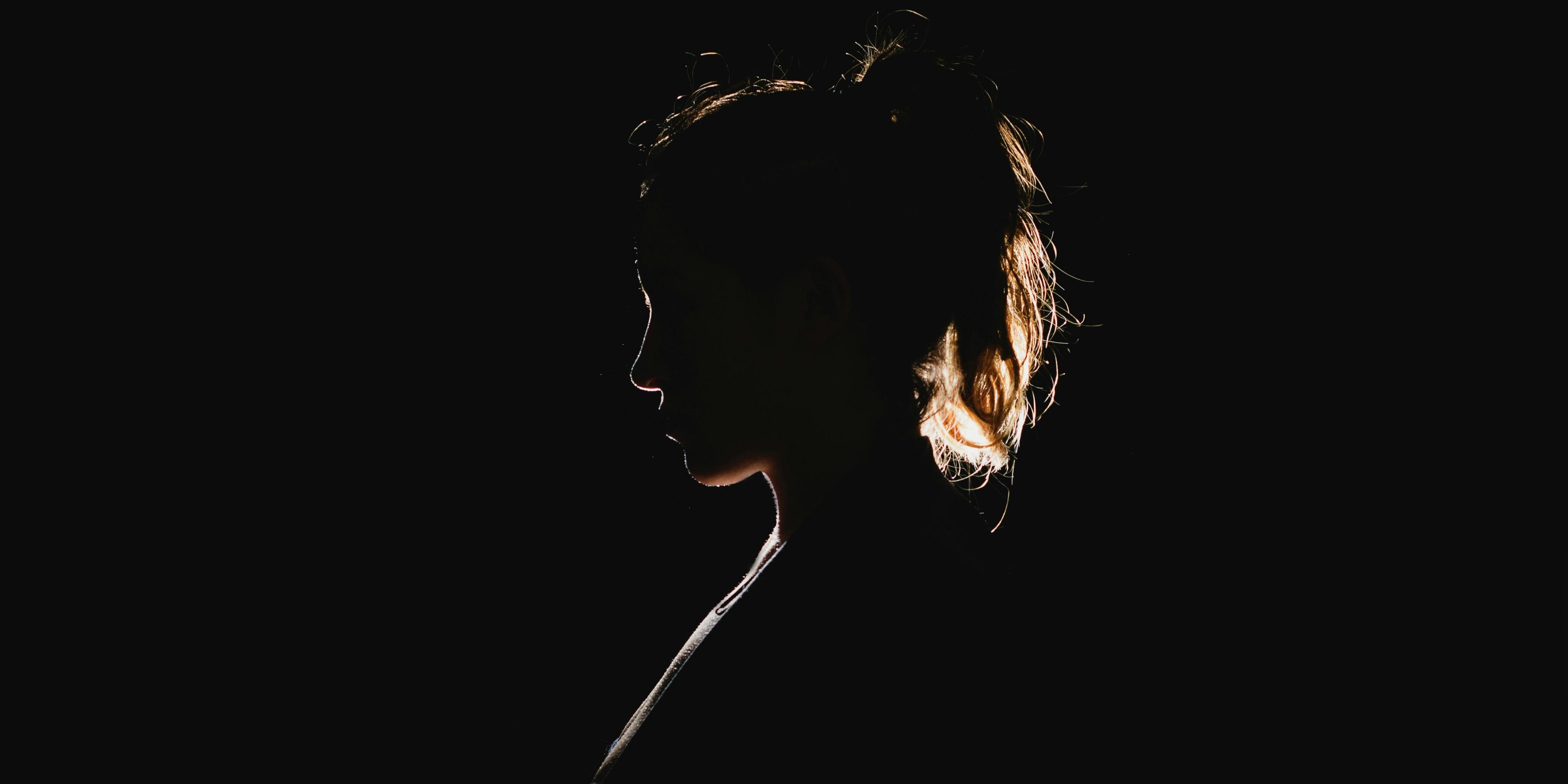 Silhouette of a woman
