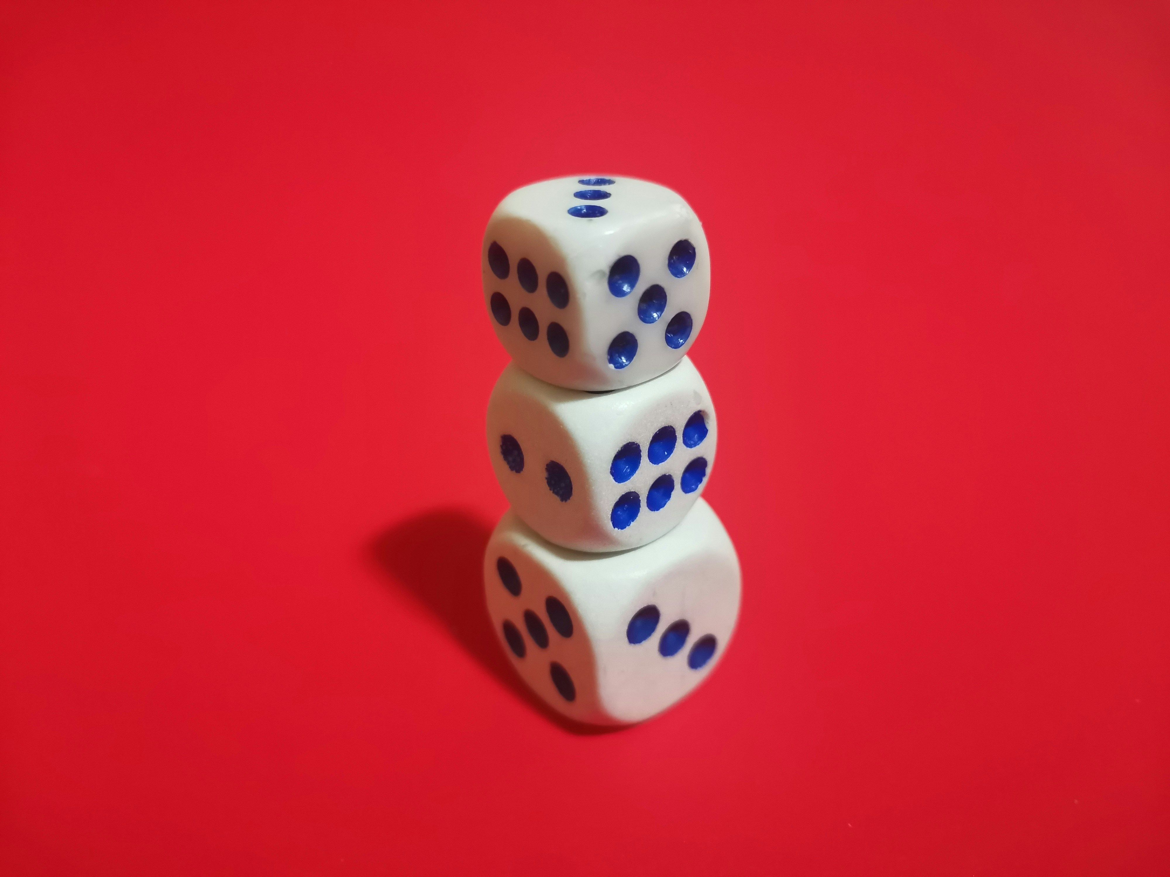 Three dice