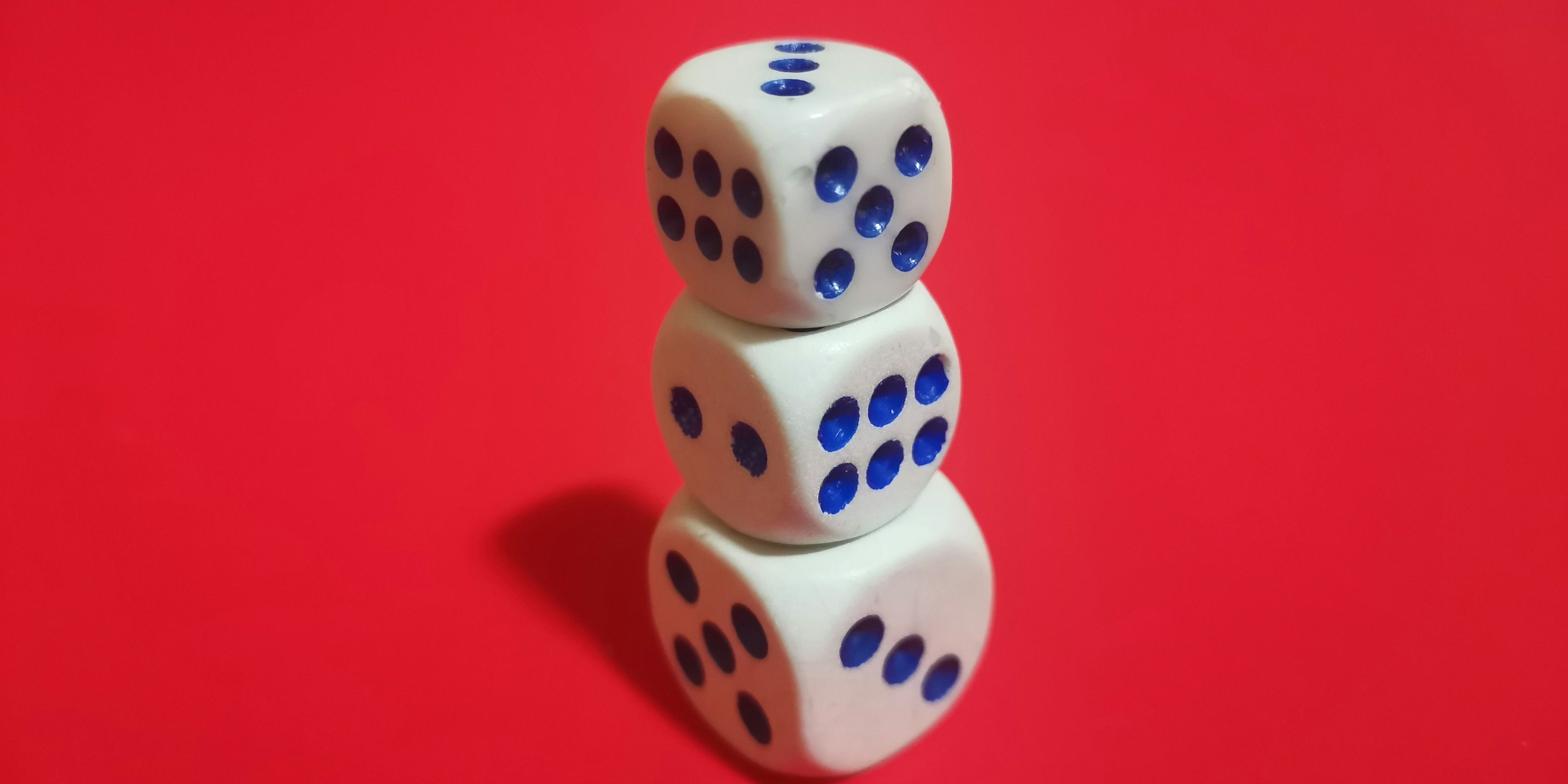 Three dice