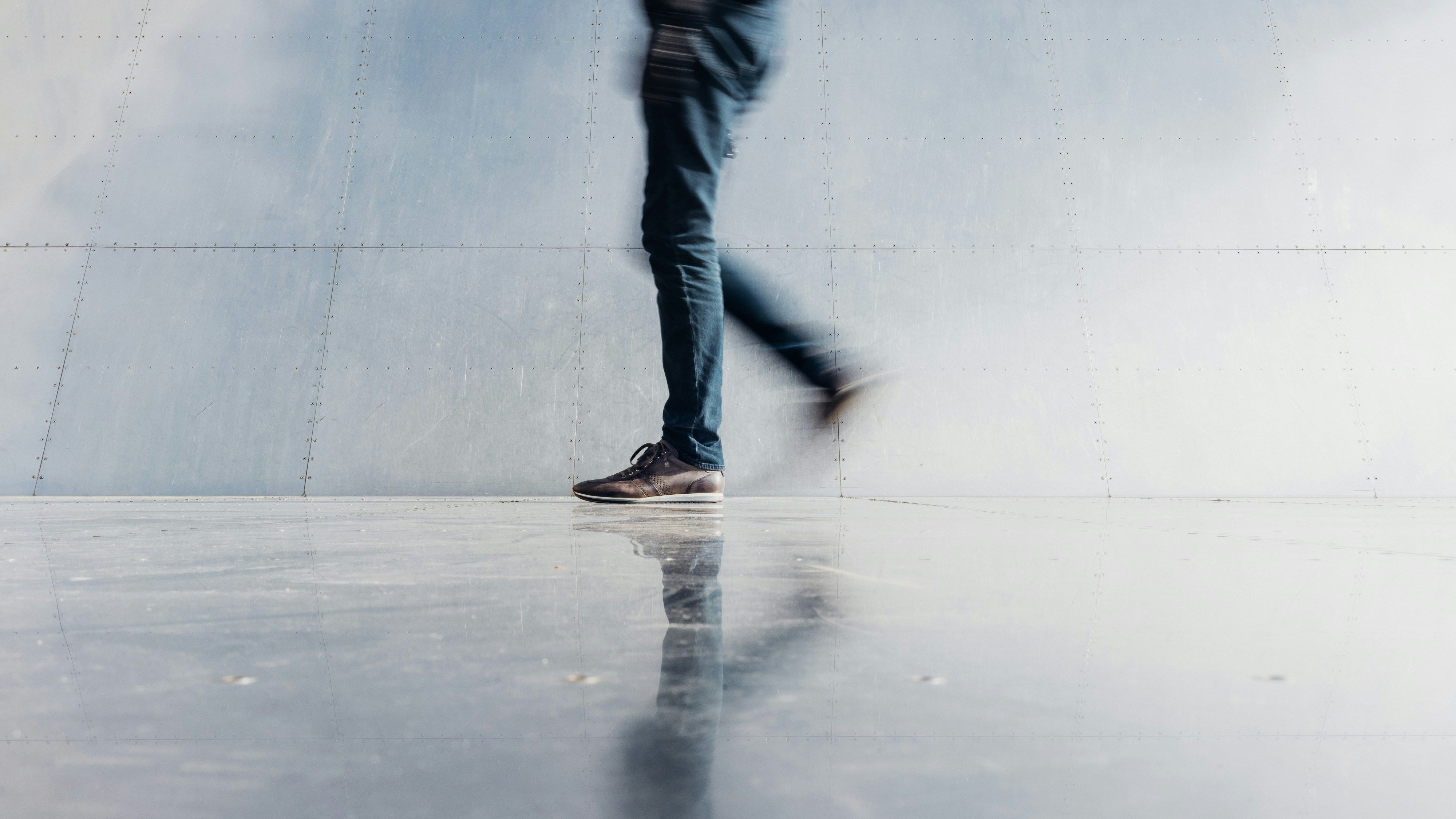 A person walking