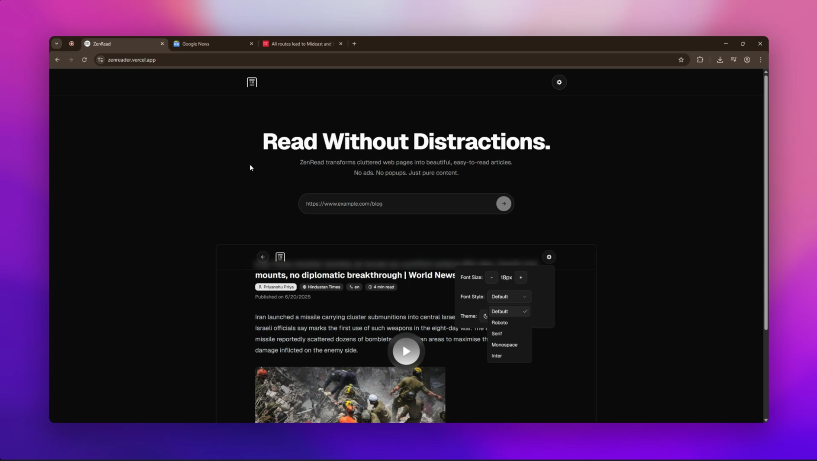 Landing Page