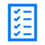 Compliant illustration of a checklist