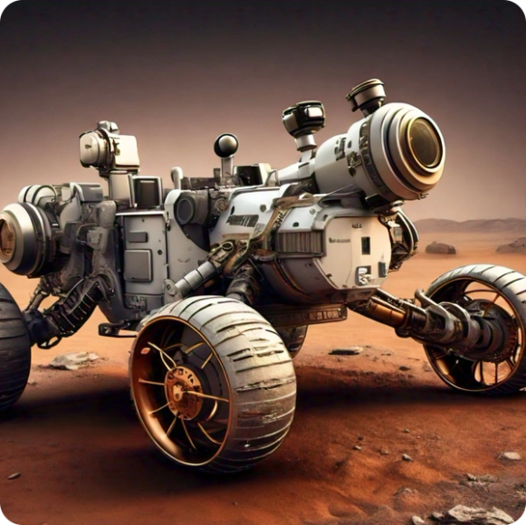 rover on a planet