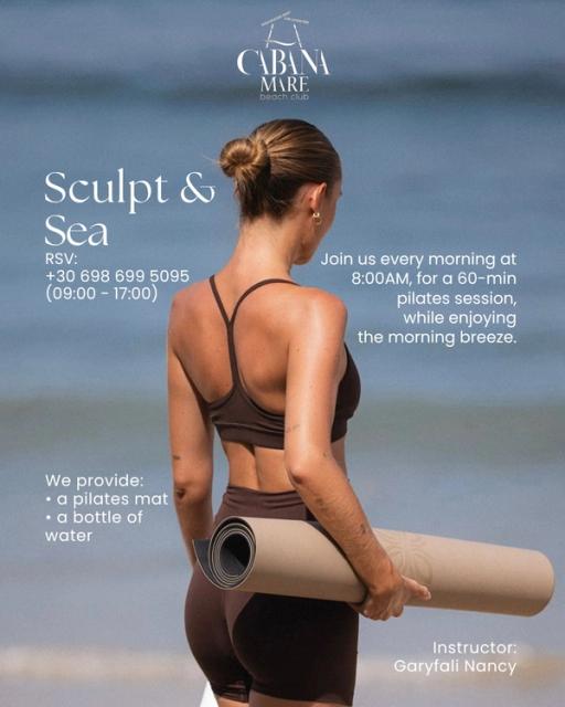Sculpt & Sea — Morning Beach Pilates at Cabana Mare