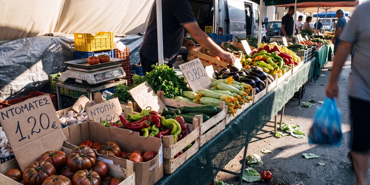 Saturday Street Market — Minoos Street Laïkí