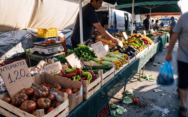 Saturday Street Market — Minoos Street Laïkí