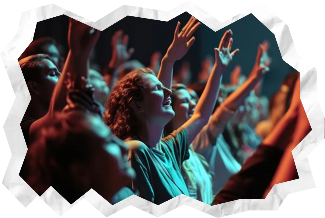 People praying together