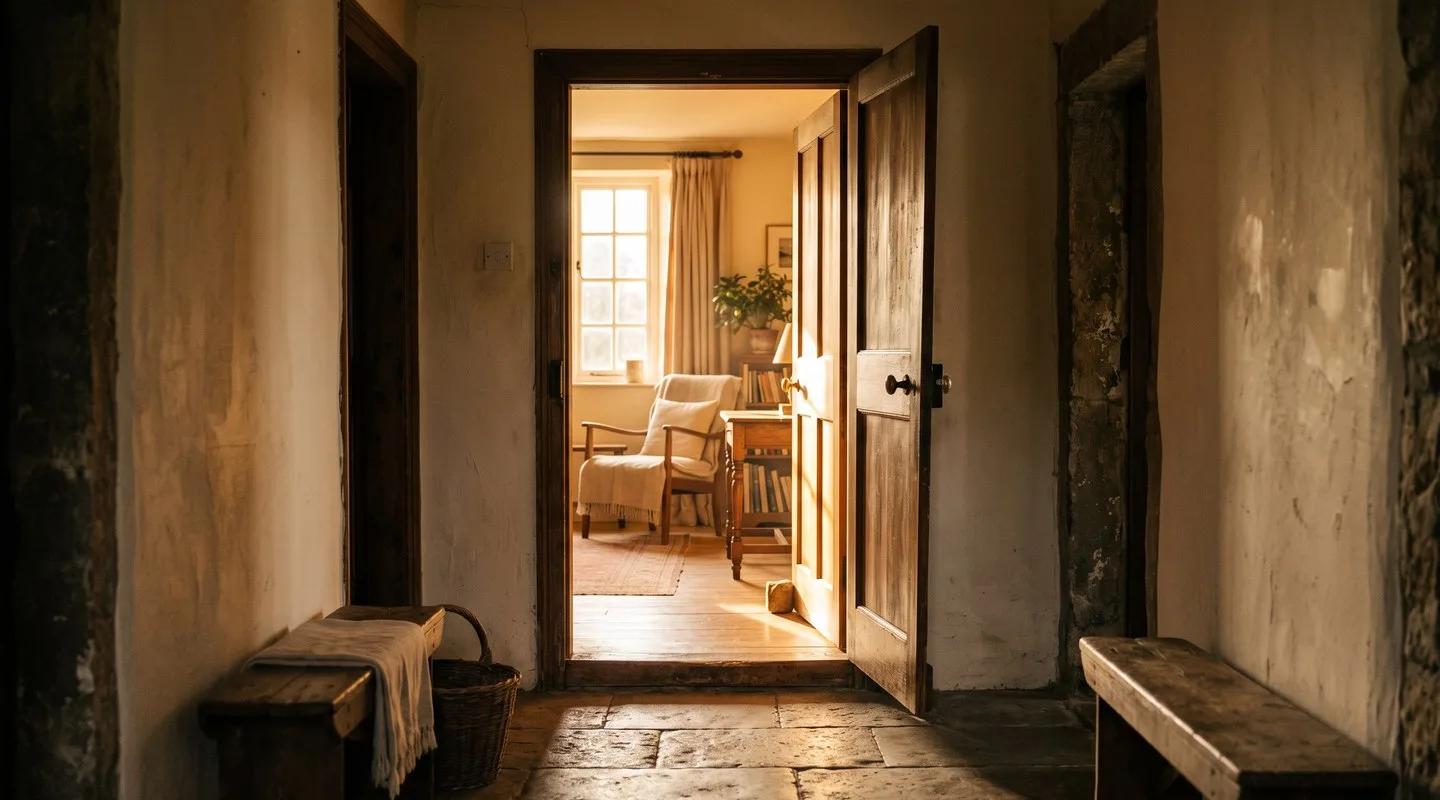 An open doorway