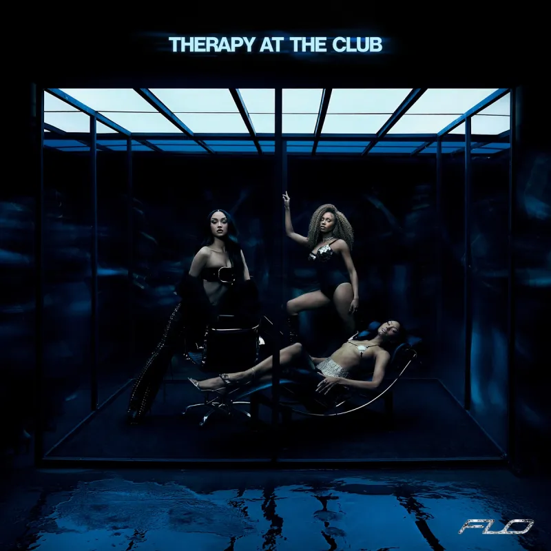 THERAPY AT THE CLUB by FLO, cover artwork