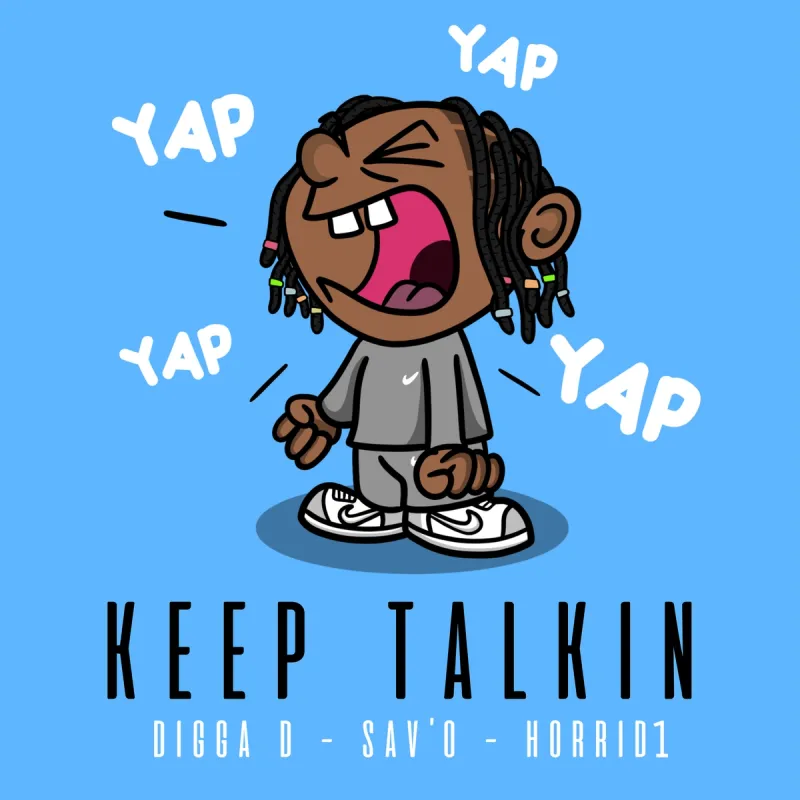 Keep Talkin by Digga D, cover artwork
