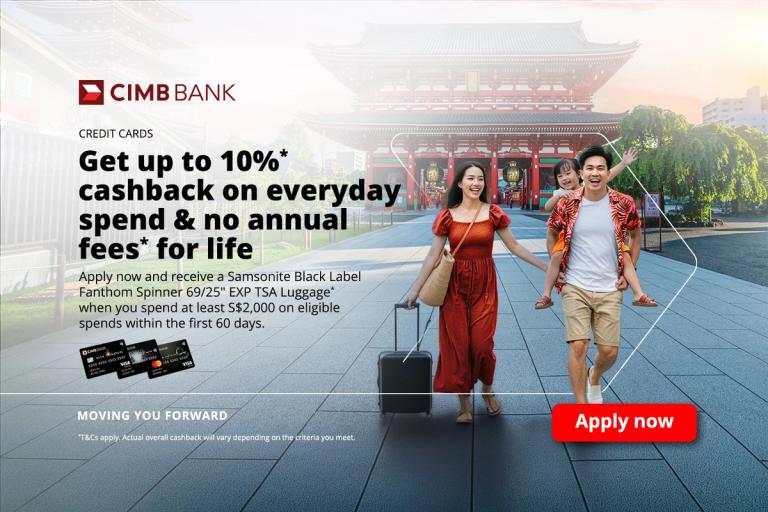 CIMB 10% saving & cash back for credit & debit card members on Royal Wings travel all travel packages