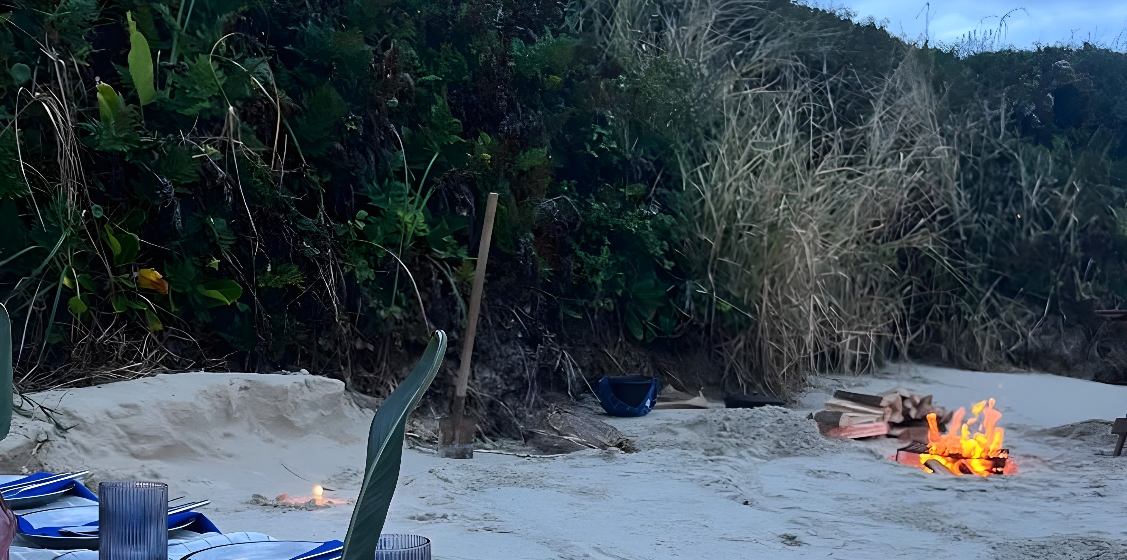 Fogón en la playa — próximo retiro Espacio Raíz