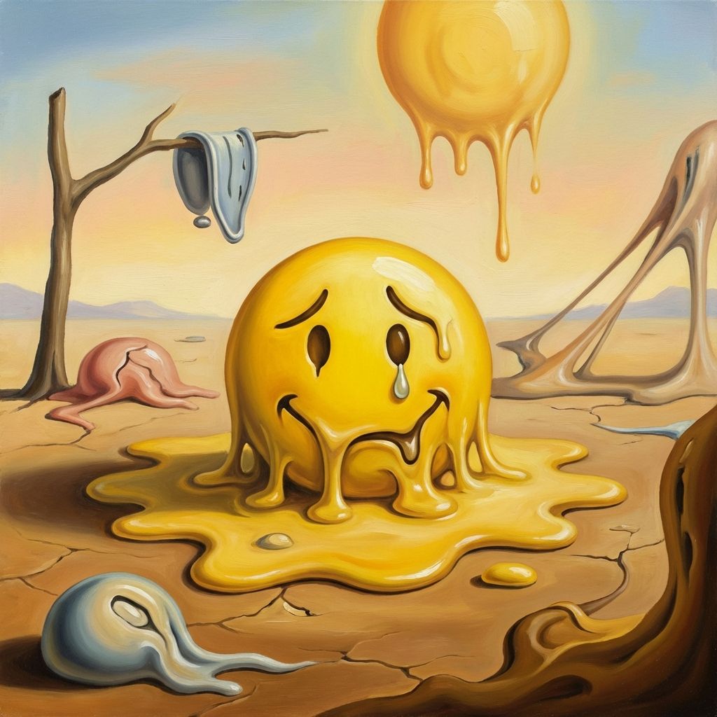 What Does the Melting Face ๐ซ Mean? (Sarcasm & Heat) - Emoji Guide