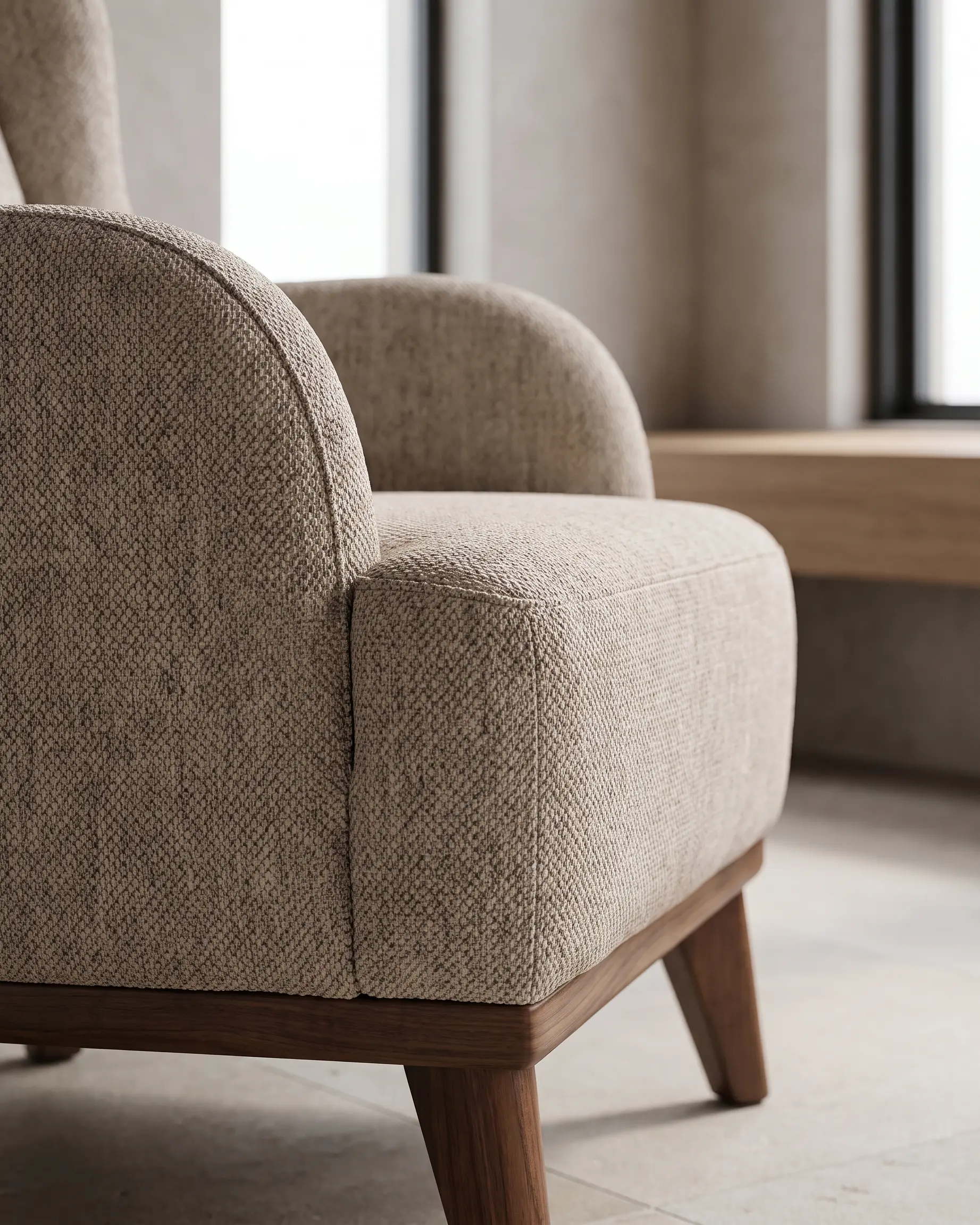 Trani — fotelja, detalj materijala