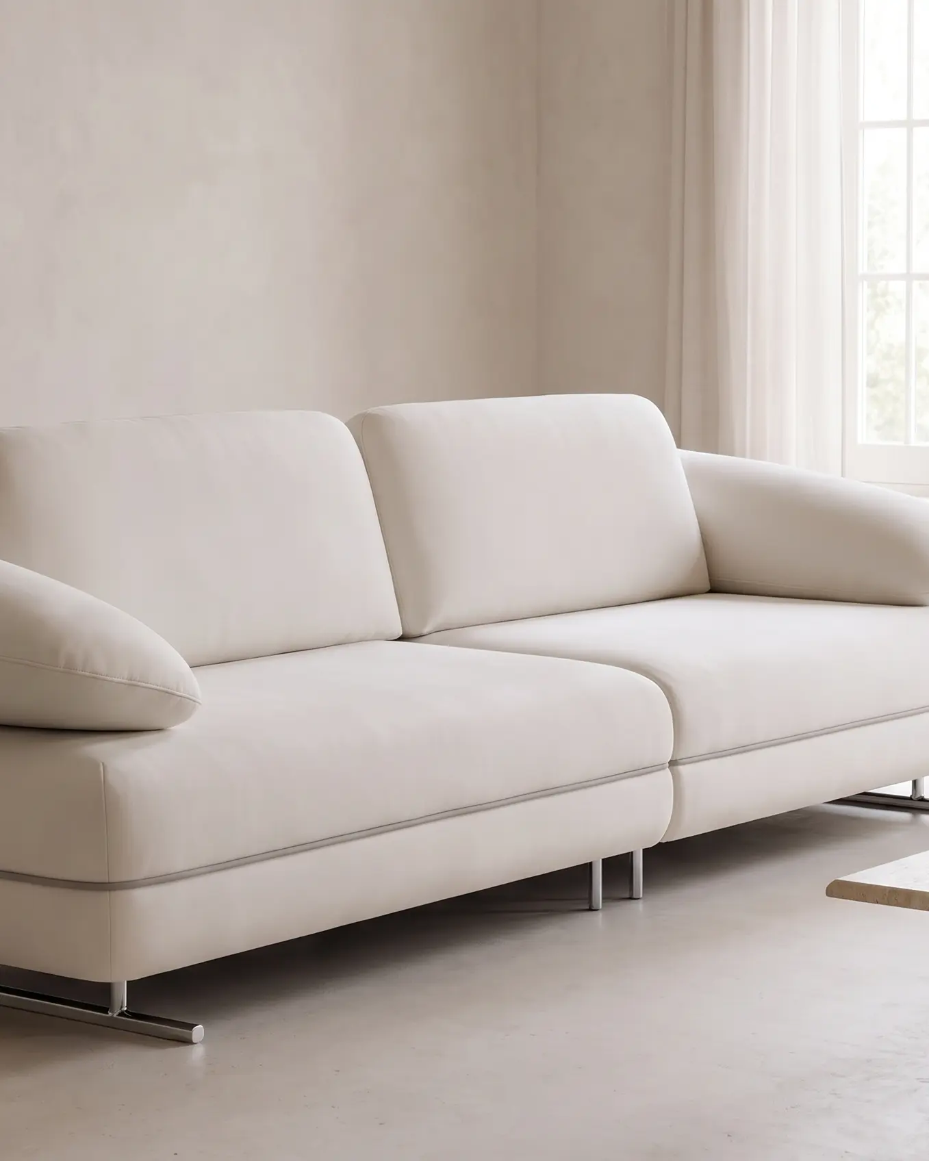 Gassin — sofa, levi kraj sa ovalnim jastukom