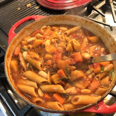 Butternut Squash Pasta Fagioli Soup