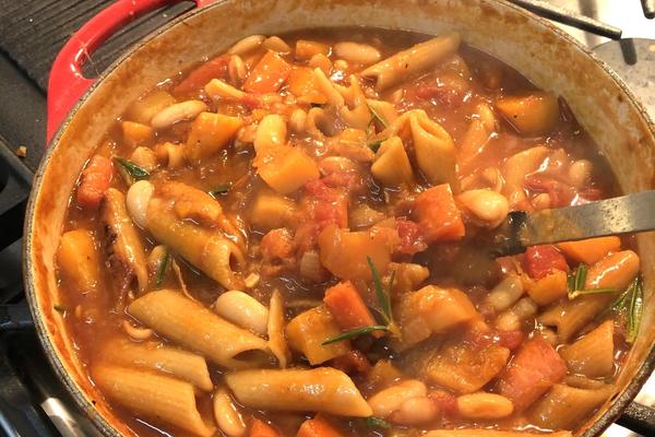 Butternut Squash Pasta Fagioli Soup