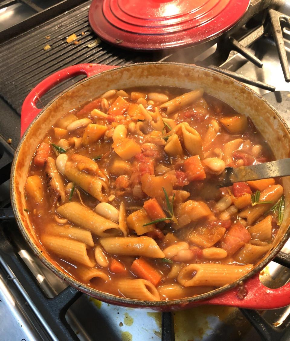 Butternut Squash Pasta Fagioli Soup