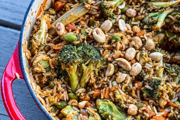 Vegetable Brown Rice Stir Fry