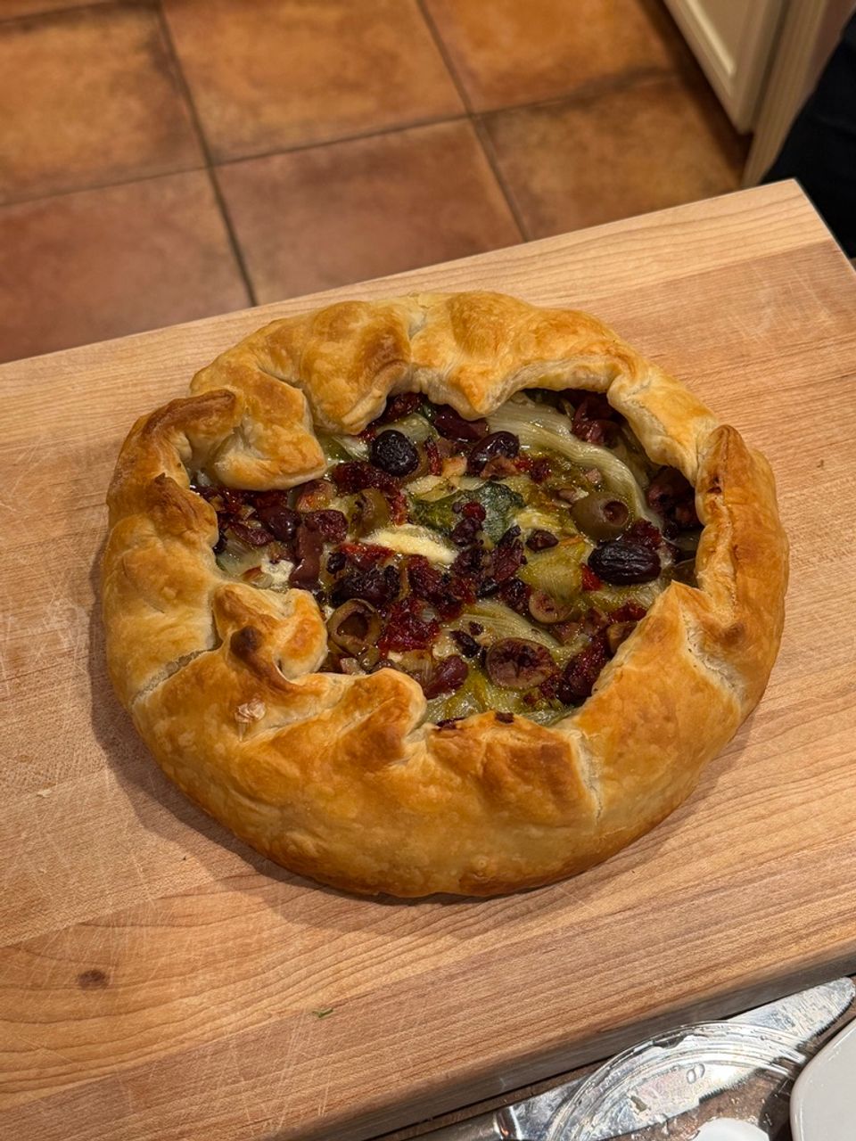 Brie Escarole Tart