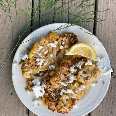 Baked Cauliflower Steaks