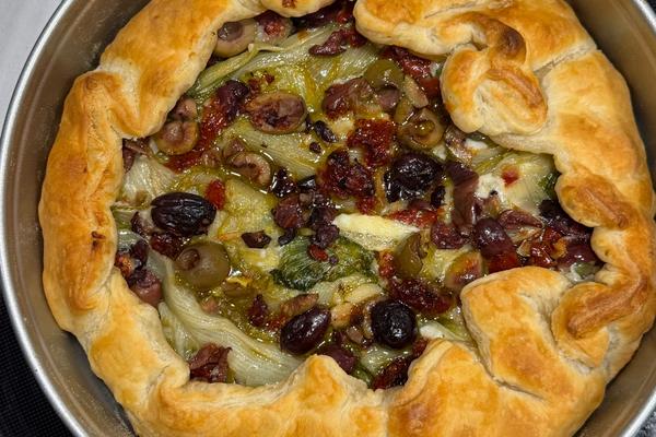 Brie Escarole Tart