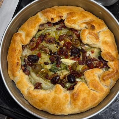 Brie Escarole Tart