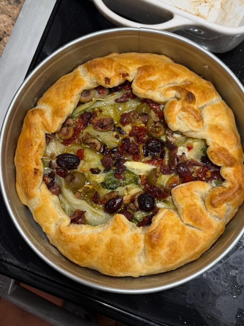 Brie Escarole Tart