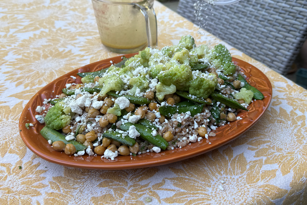 Farro and Sugar Snap Peas