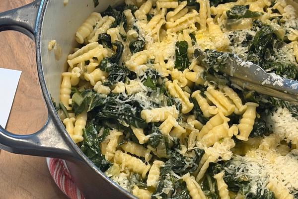 Pasta with Swiss Chard