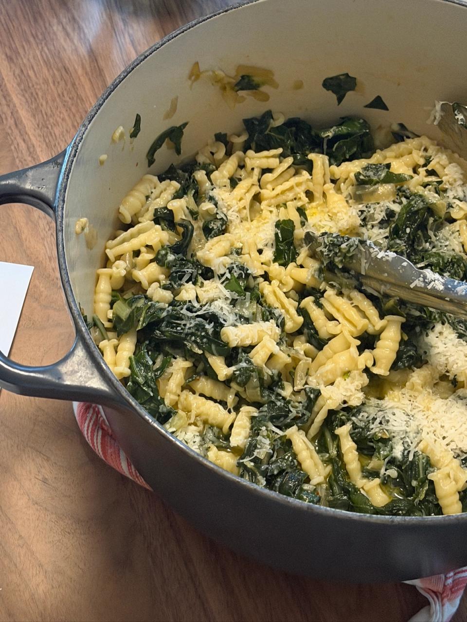 Pasta with Swiss Chard