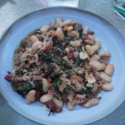 Swiss Chard and Beans 