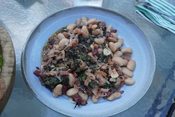 Swiss Chard and Beans 
