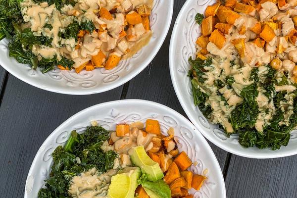 Buddha Bowl with Creamy Cashew Soy Sauce