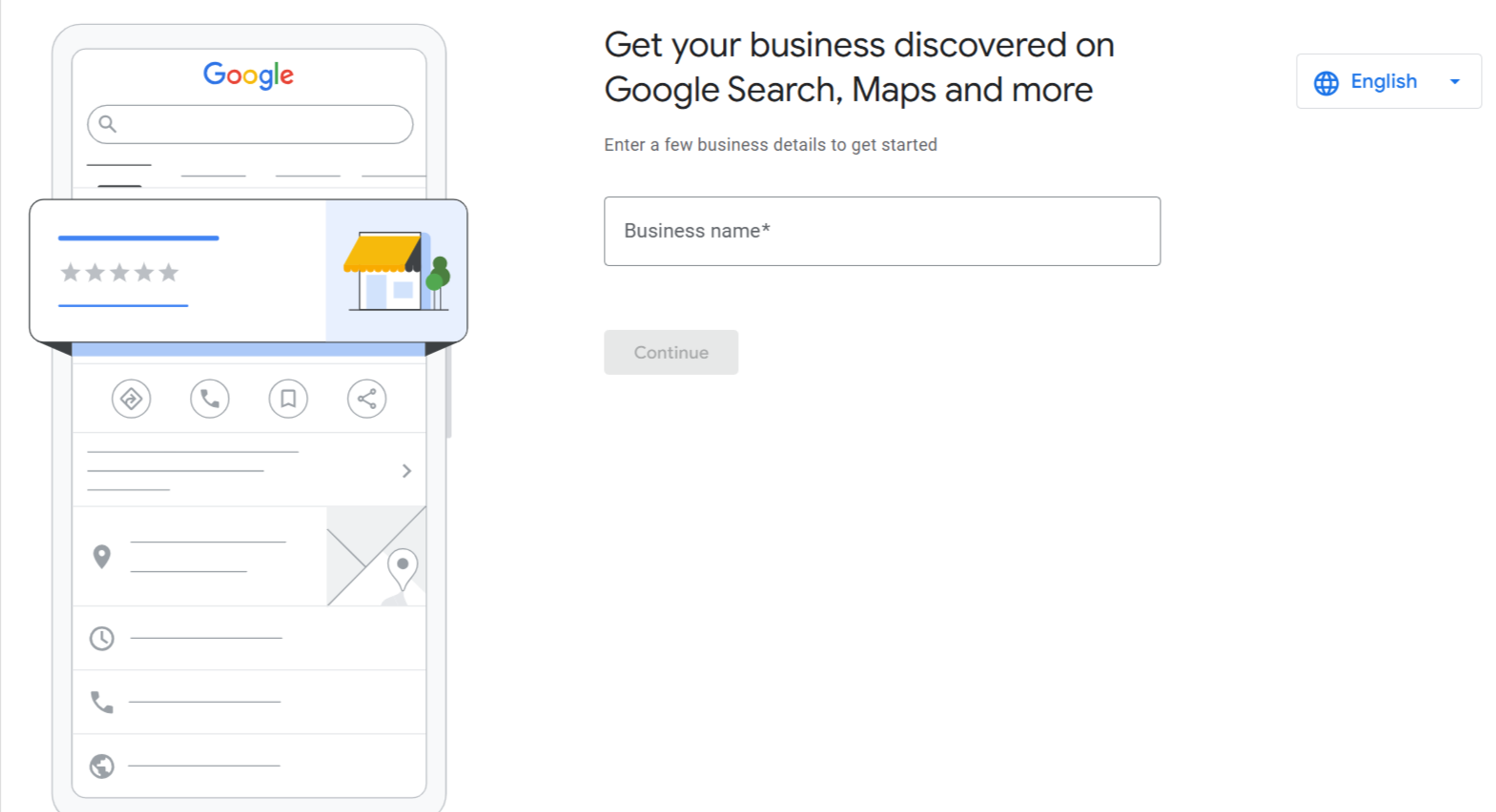 Sign in to the Google Account