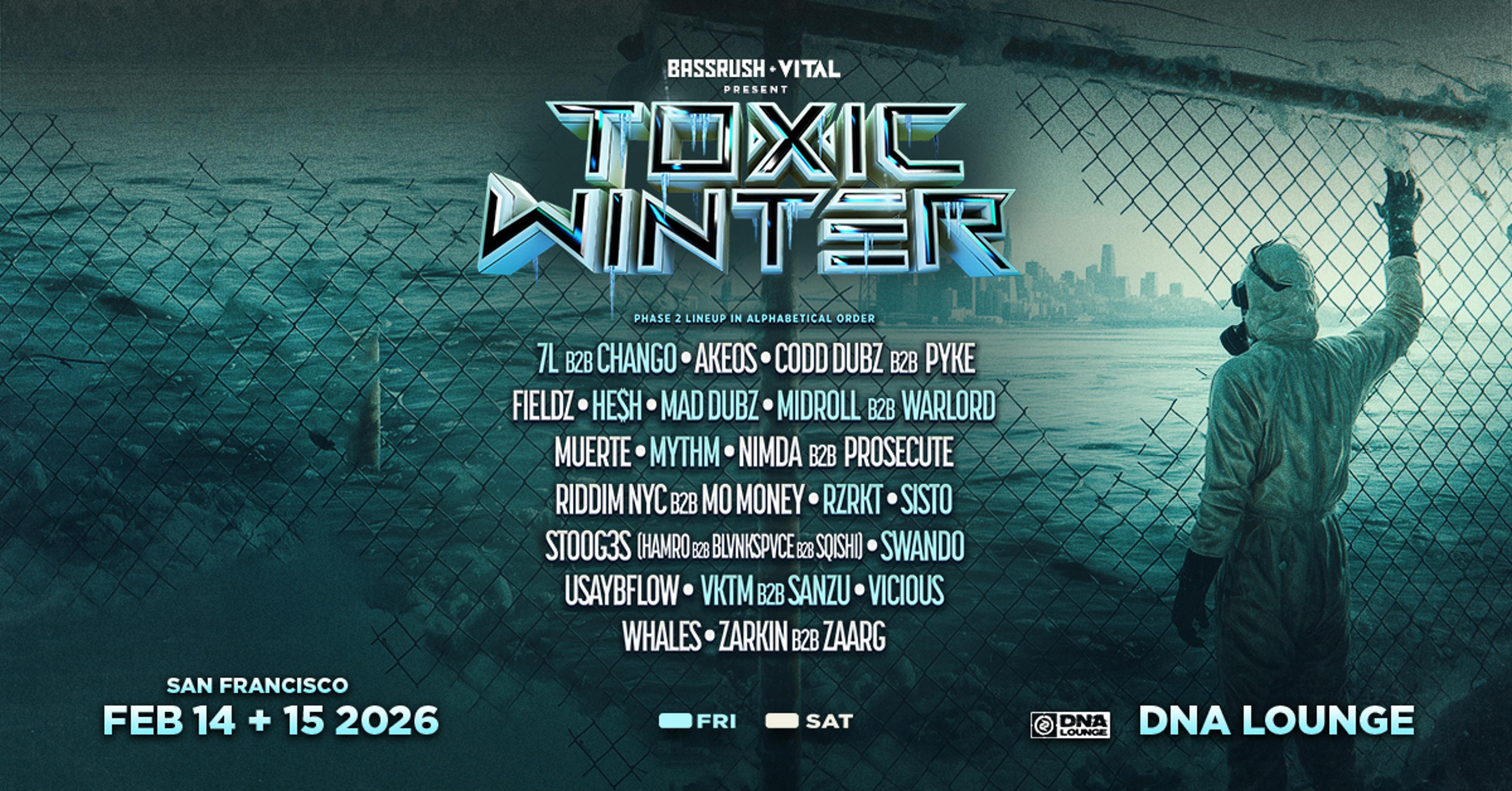 SF | Toxic Winter Singel Day Lineup 2026