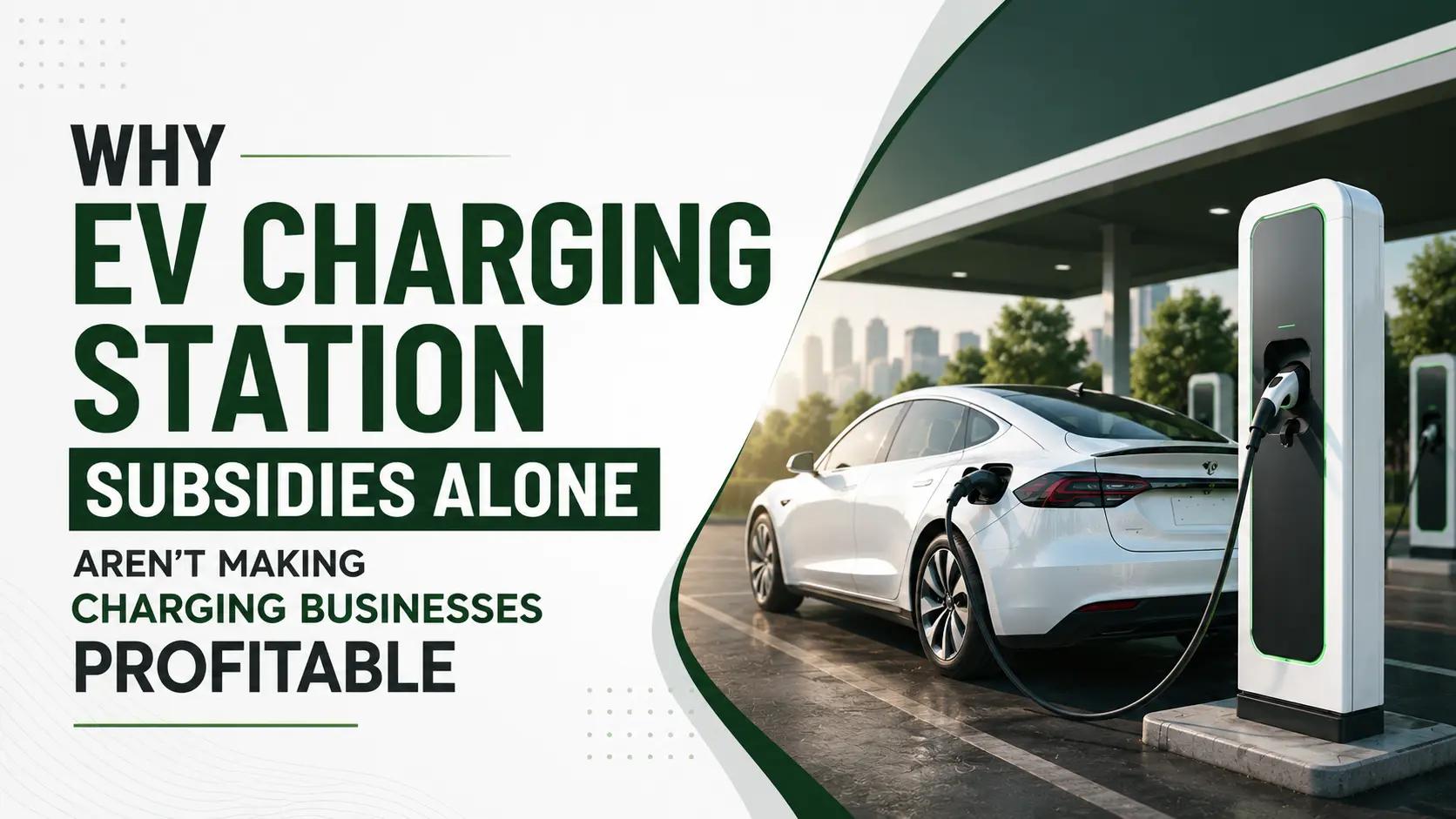 Why EV Charging Station Subsidies Alone Aren't Making Charging Businesses Profitable