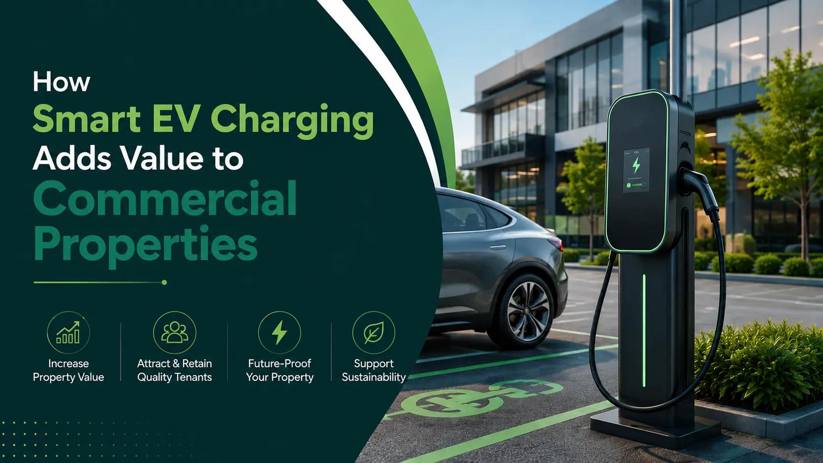 How Smart EV Charging Adds Value to Commercial Properties